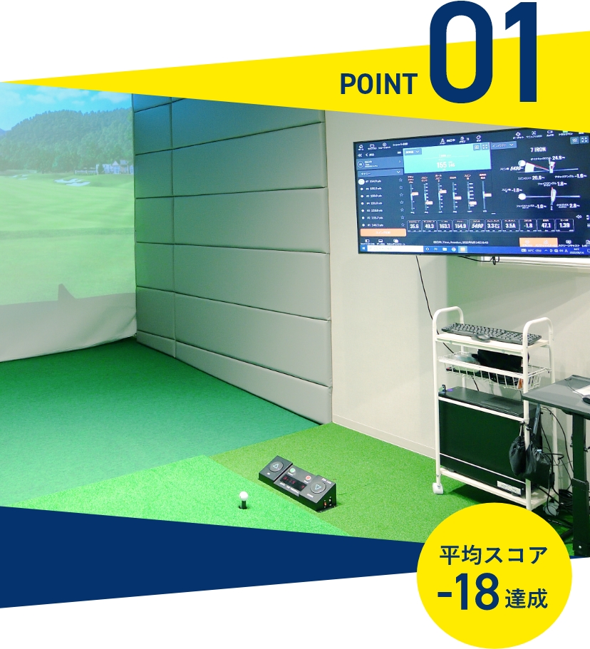 POINT01 平均スコア-18達成